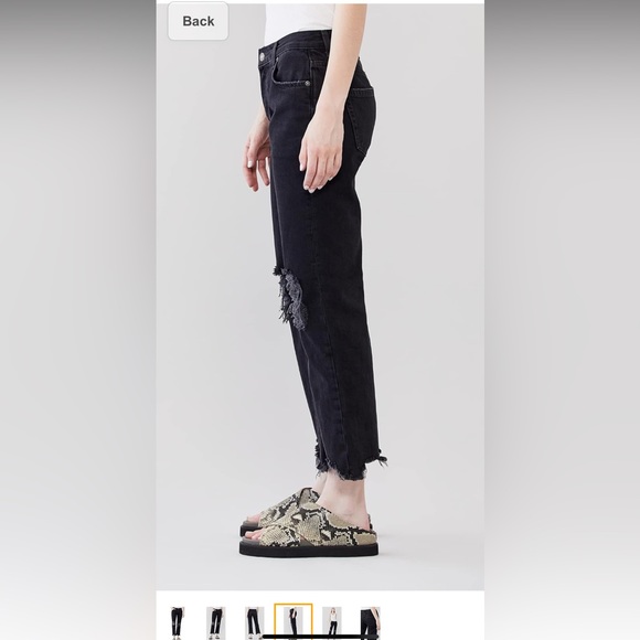 NWT Free People We The Free Maggie Mid Rise Straight Jean Size 27S - Picture 11 of 12